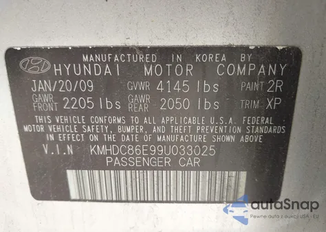 2009 Hyundai Elantra Touring из США, поврежденный, VIN KMHDC86E99U033025